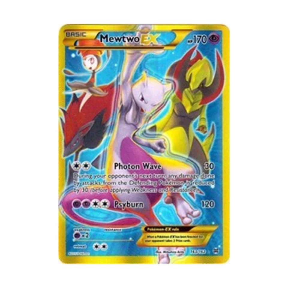 Pokemon XY - BREAKthrough Mewtwo EX (163 Secret Full Art) (SR) #163 (Holo) EX - Image 1 of 1