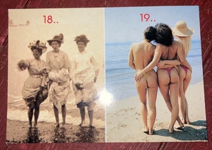 Postal vintage verano de 18... Comparado con el verano 19... - Imagen 1 de 4