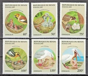 BENIN:1995 SC#780-85 MNH Birds Feeding Their Chicks AP2911 - Picture 1 of 2