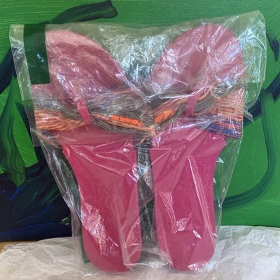 Havaianas Женские Сандалии Шлепанцы Розовый Электрический Размер 9/10 Без бирок - Изображение 1 из 4