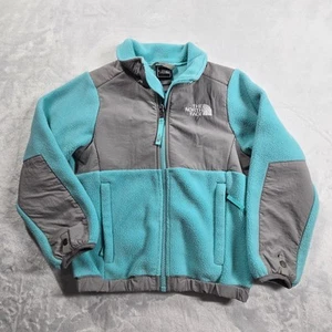 The North Face Denali Jacket Girls XXS Torquoise Full Zip Fleece Outdoor - Picture 1 of 11