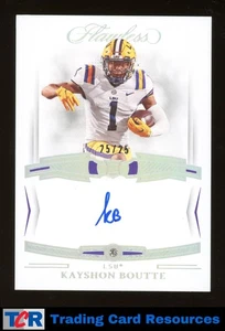 2023 Flawless Collegiate #FGRS-KB Kayshon Boutte Rookie Gems Signatures #/25 - Picture 1 of 2
