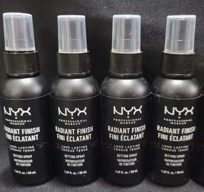 💋Best Price Lot 4x💋NYX Radiant Finish Setting Spray #MSS03 1.69oz💋 - Image 1 of 2