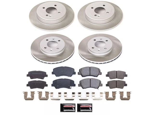 Kit de pastillas de freno delanteras y traseras y rotor para Hyundai Accent 2013 2012-2017 VT935KP Foto 1 de 1