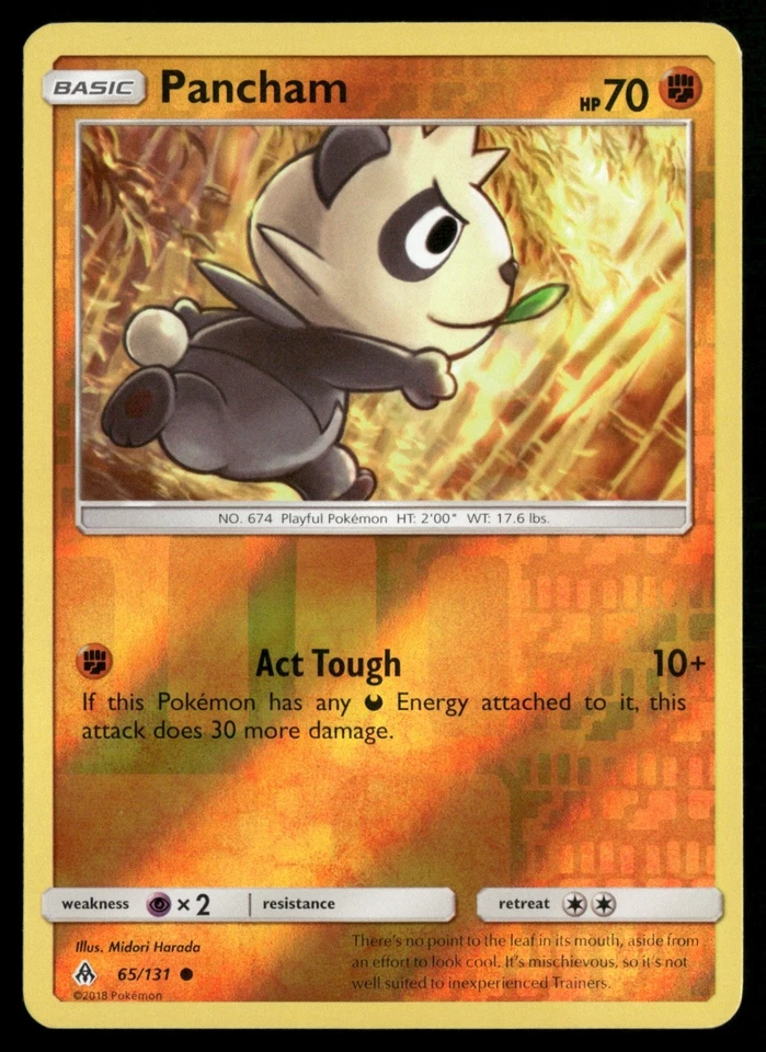 Pancham SM - Forbidden Light 65/131 Pokemon TCG - Image 1 of 2
