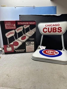 Asientos acolchados de colección MLB Clarin Chicago Cubs estadio de metal nuevos en caja 👀 - Imagen 1 de 8
