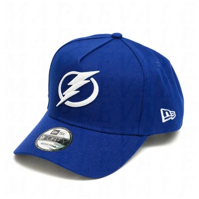 New Era Tampa Bay Lightning 9Forty Marco A Snapback Ajustable NHL Sombrero Azul NUEVO Foto 1 de 4