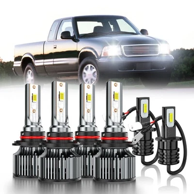 Kit combinado de luces antiniebla de haz alto bajo LED para GMC Sonoma 1994-1997 Foto 1 de 4
