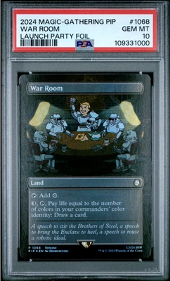 MTG PSA 10 Fallout War Room Foil Promo #1068 Launch Party WPN PIP ReleaseBuyABox - Image 1 of 2