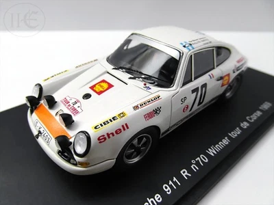 Porsche 911 R n°70 Winner tour de Corse 1969 - 1:43 - Spark S0945 - Immagine 1 di 4