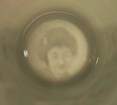 Japanese Moriage Lithophane Dragon Ware Tea Cup & Saucer Geisha Girl - Image 1 of 4