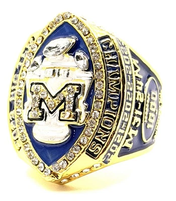 NCAA / 2024 Michigan Wolverines Big 10 Championship Ring  - Image 1 of 4