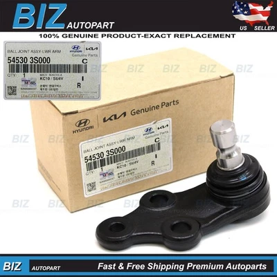 Genuine Lower Ball Joint FRONT for 2010-2017 Sonata Tucson Sportage 54530-3S000 - Image 1 of 4