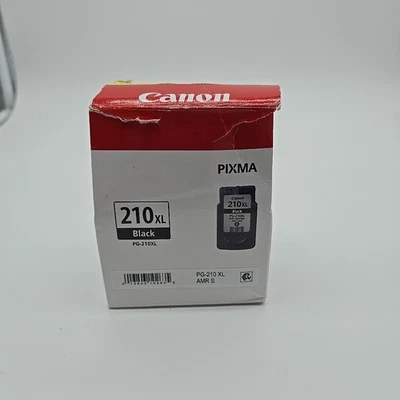Cartucho de tinta negro Pixma original OEM Canon PG-210XL - Caja abierta 210 XL Foto 1 de 3