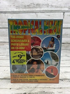 VTG Tropical Heat 100 Image Screensaver & Photo Library Big Box CD New Sealed - Picture 1 of 6
