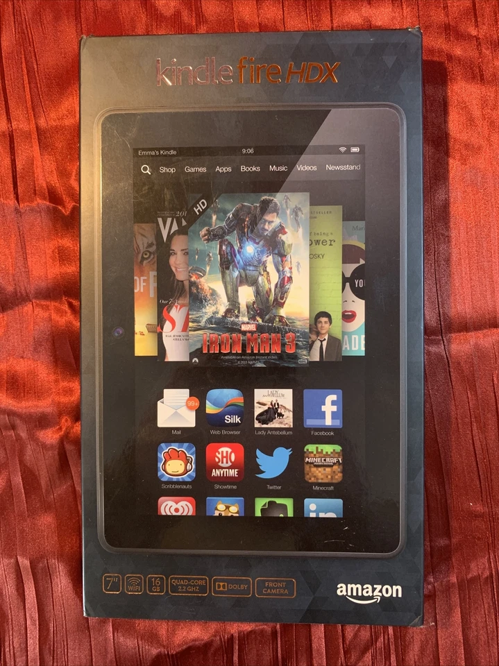 Amazon Kindle Fire HDX 7 (3rd Generation) 16GB, Wi-Fi, 7in - Black - Image 1 of 3