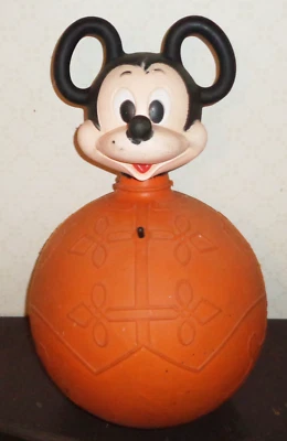 Игрушка прыгающая Walt Disney Hoppity Mickey Mouse от Sun Products винтаж 1970-е - Изображение 1 из 4