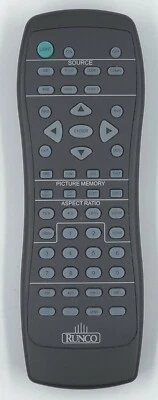 Proyector de cine en casa Runco control remoto modelo T188B-C control remoto retroiluminado probado Foto 1 de 4