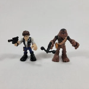 Playskool Star Wars Galactic Heroes HAN SOLO & CHEWBACCA Jedi Force Figuren - Bild 1 von 13