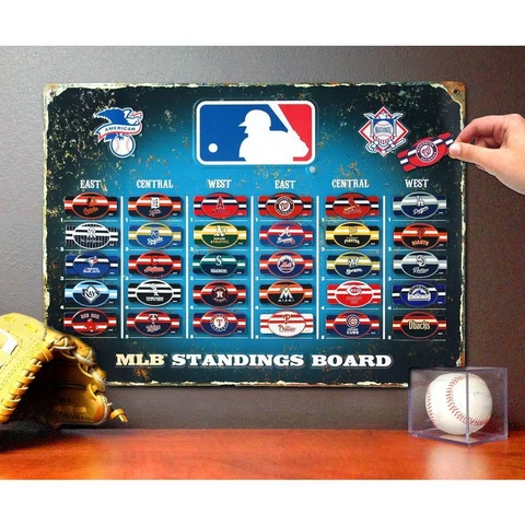MLB MAGNETIC STANDINGS BOARD Magnets Chart ~ Officially Licensed ~ All 30 Teams Cover