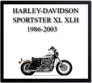 HARLEY-DAVIDSON SPORTSTER 1986-2003 XL XLH WORKSHOP SERVICE REPAIR MANUAL~DVD - Picture 1 of 1