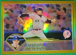 Sterling Hitchcock Yankees 2003 Topps Chrome #266 Gold Refr. SN /449 NrMt - Neuwertig - Bild 1 von 2