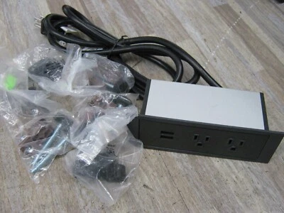 Furniture Power Centers, 2-USB, 15a 125V, 3.1A, 60hz  BE04315 NEW - Image 1 of 4