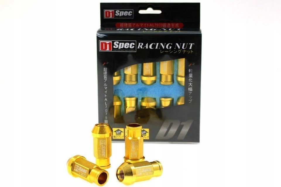 RACING WHEEL NUTS M-7286 M12X1.5 GOLD - Image 1 of 1
