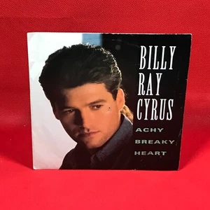 BILLY RAY CYRUS Achy Breaky Heart 1992 UK 7" vinyl single original 45 record - Picture 1 of 4