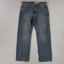 DKNY 34x32 Soho Jean Dungarees Loose Straight Baggy Retro Heavy Denim 90s