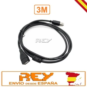 Cable Extensión USB Macho a USB Hembra 2.0 de 3 Metros ENTREGA 24/48H v175 - Imagen 1 de 5