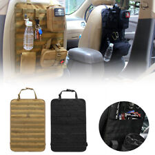 Tactical Car Back Seat Multi Pocket Holder Organizer Storage Tidy Bag Molle UK