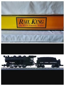 RARE! RAIL KING 30-1123-1 NY Central 0-8-0 Switch Engine & Tender Proto Smoke - Picture 1 of 7