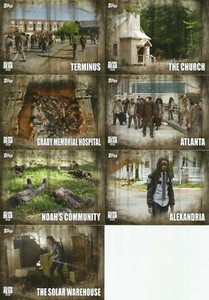 2016 Topps Walking Dead Season 5⚡️"LOCATIONS" Complete CHASE Set 🔥