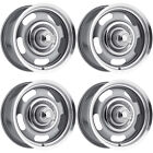 (Set of 4) Staggered Vision Rally 20 5x5/5x4.75 -6mm Gunmetal Wheels Rims Chevrolet Chevelle