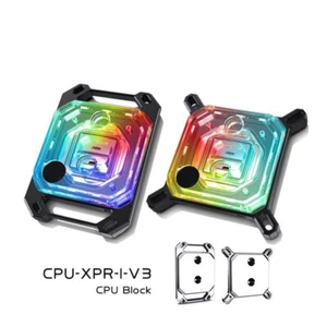 Bykski CPU Block For INTEL LGA115X 1200 1700 2011 /AMD Ryzen 3/5/7 X470 - Photo 1/20