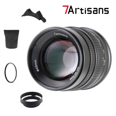 7artisans 55MM F1.4 MANUAL Fixed LENS For Sony E Mount A7, A7II, A7R,nex,A7iii - Bild 1 von 4