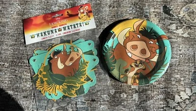 Banner y Platos Rey León Hakuna Matata Disney Nueva Fiesta Cumpleaños Foto 1 de 2
