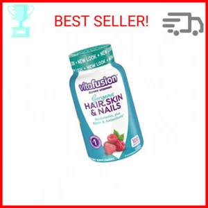 Vitafusion Gorgeous Hair, Skin Nails Multivitamin Gummy Vitamins, plus Biotin an - Picture 1 of 2