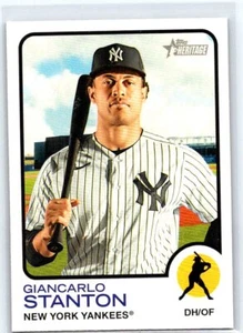Giancarlo Stanton 2022 Topps Heritage #225 New York Yankees - Picture 1 of 2