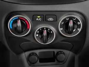 For Kia Rio II 2005-2011 Chrome Heater Rings Dashboard Alloy Surrounds x3 - Picture 1 of 5