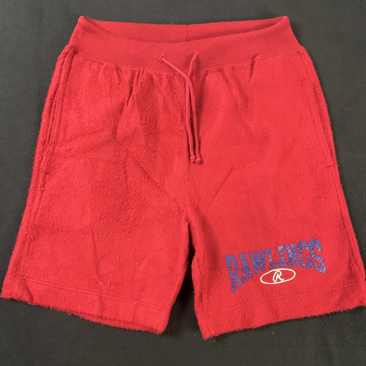 Vintage 90s Wilson Red Spellout Sweat Shorts Size Small | eBay