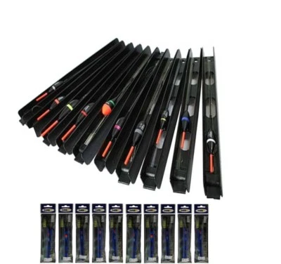 LINEAEFFE 10 POLE RIGS IN BOX Pole Float Carp Coarse Fishing Tackle Barbless hooks