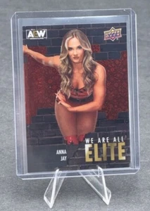 2023 Upper Deck AEW Red Parallel 27/50 We Are All Elite AE-20 Anna Jay SP Insert - Picture 1 of 4