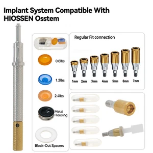 Dental Locator Abutment Regular for HIOSSEN ET III SA/Osstem R/DIO UF/Snucone R - Picture 1 of 86