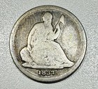 1837 Seated Liberty 10c Silver Dime Small Date