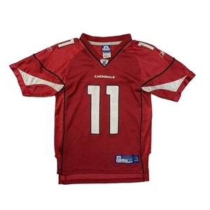 Reebok Arizona Cardinals Jersey Youth Boys M Medium Red Larry Fitzgeral #11 NFL - Picture 1 of 11