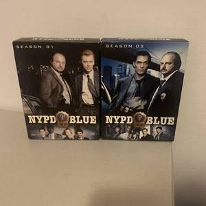 NYPD Blue seasons 1 And 2 Complete Box Set Dvd Lot - Picture 1 of 7