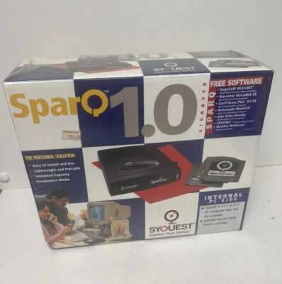 NOS SyQuest SparQ 1.0 GB External Removable Cartridge Hard Drive - Parallel Port - Image 1 of 4