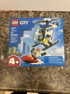LEGO CITY: Police Helicopter Jet Ski 60275 51 Pieces New Sealed Box - Picture 1 of 6